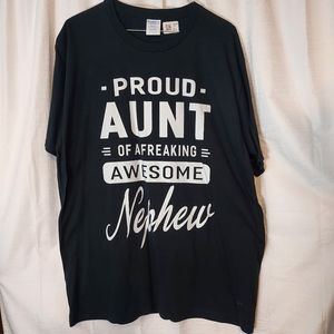 Port and Company Large Proud Aunt Tee